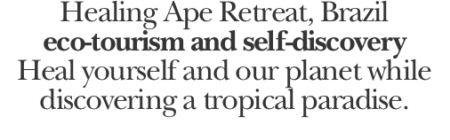 Healing Ape Retreat, Brazil eco-tourism and self-discovery Heal